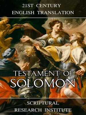 cover image of Testament of Solomon